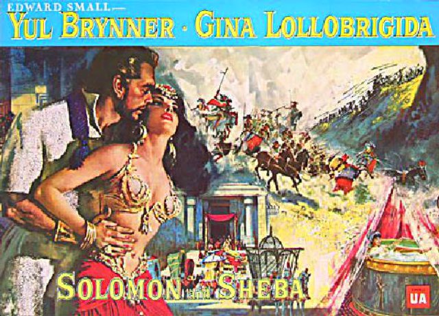 Solomon and Sheba Original 1959 U.S. Movie Pressbook