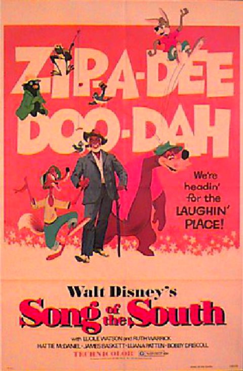 Song of the South Original R1980 U.S. One Sheet Movie Poster