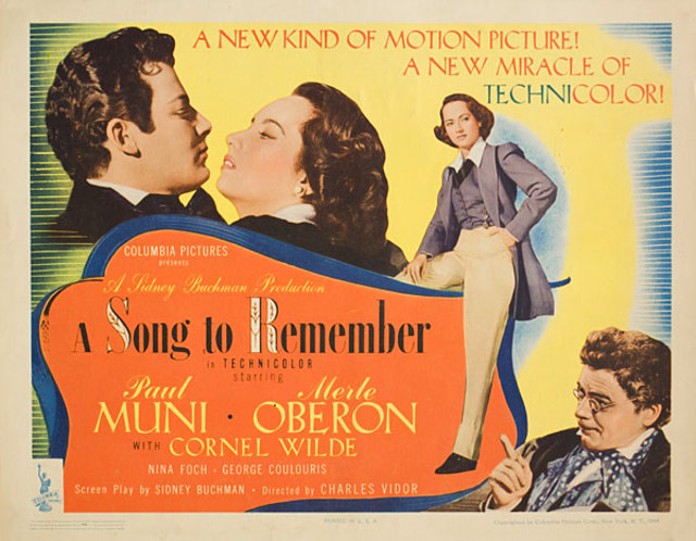 A Song to Remember Original 1944 U.S. Title Card