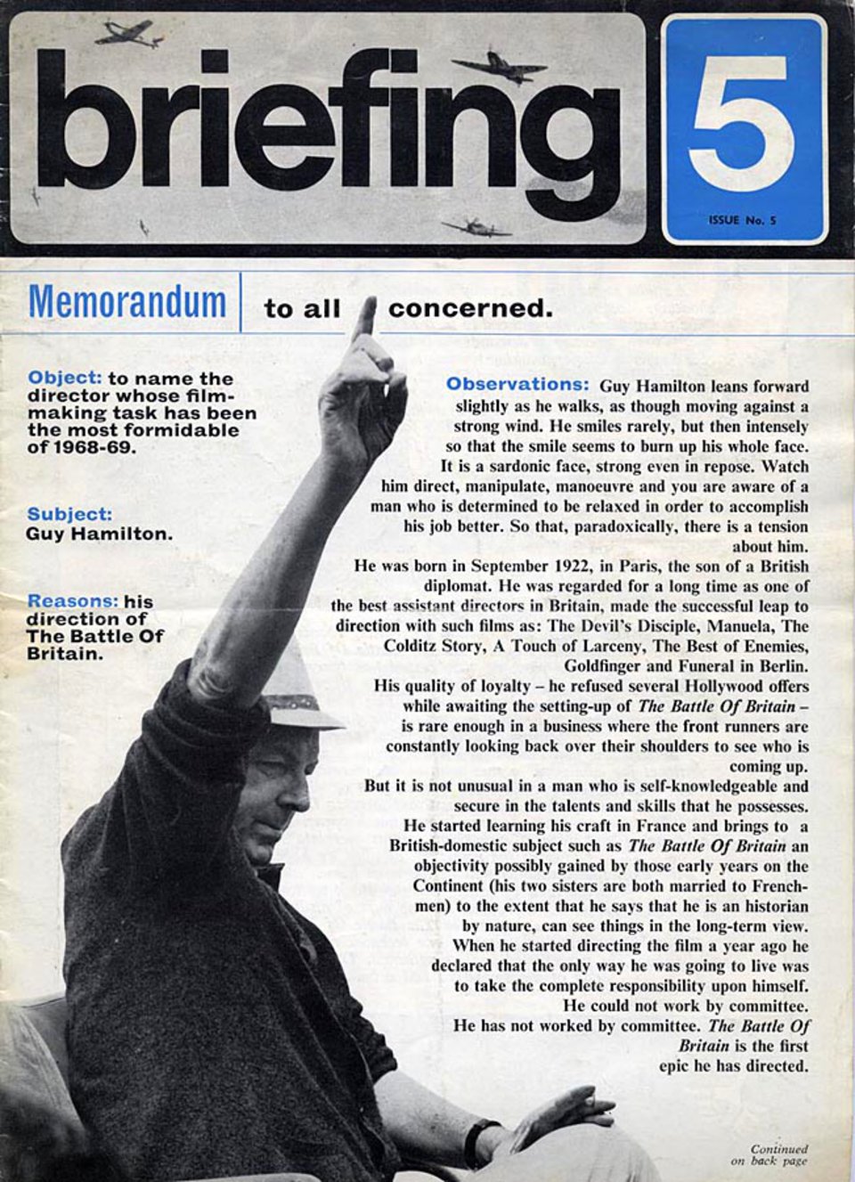 Battle of Britain 1969 British Program