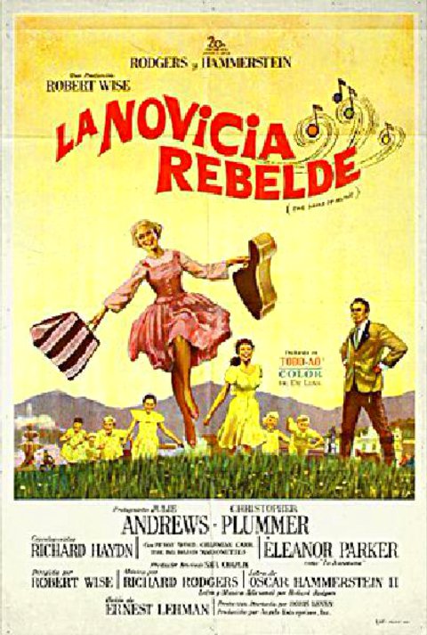 The Sound of Music Original 1965 Argentine Movie Poster
