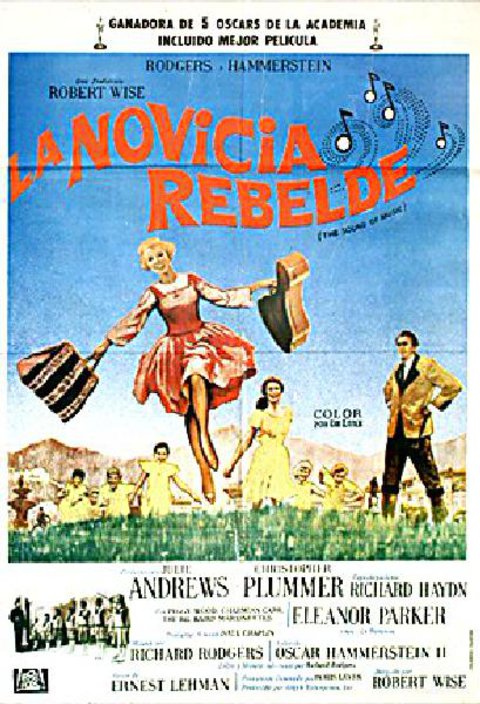 The Sound of Music Original R1960s Argentine Movie Poster