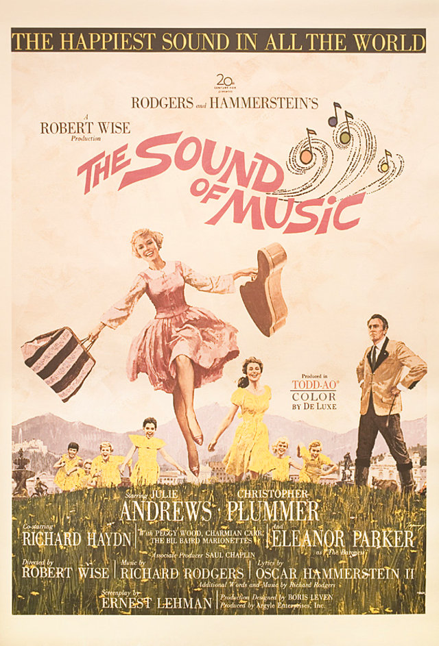 The Sound of Music Original 1965 U.S. One Sheet Movie Poster