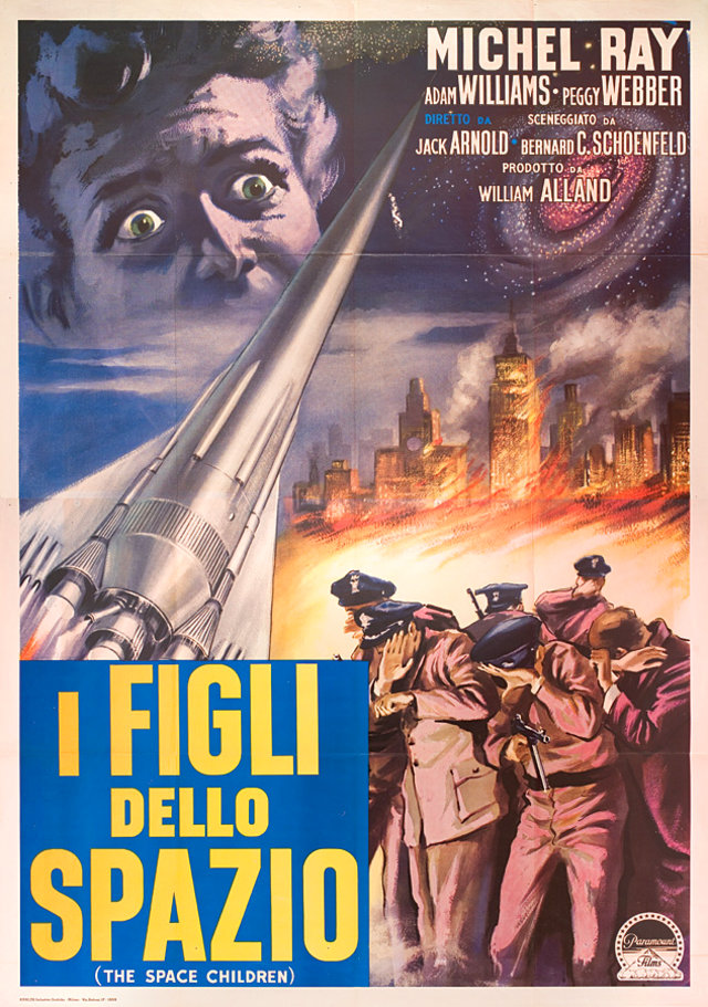 The Space Children Original 1959 Italian Quattro Foglio Movie Poster