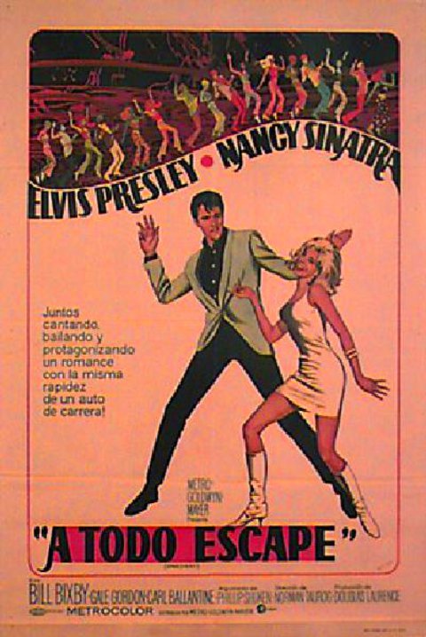 Speedway Original 1968 Argentine Movie Poster