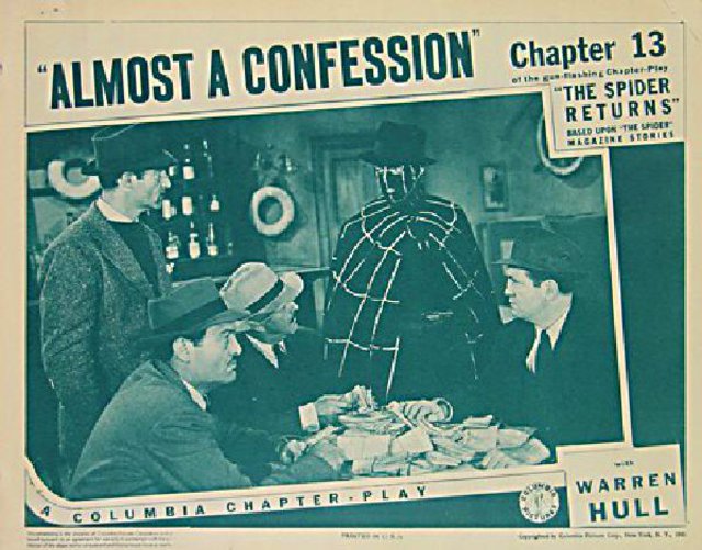 The Spider Returns Original 1941 U.S. Scene Card