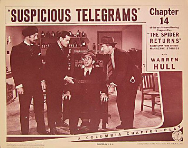 The Spider Returns Original 1941 U.S. Scene Card