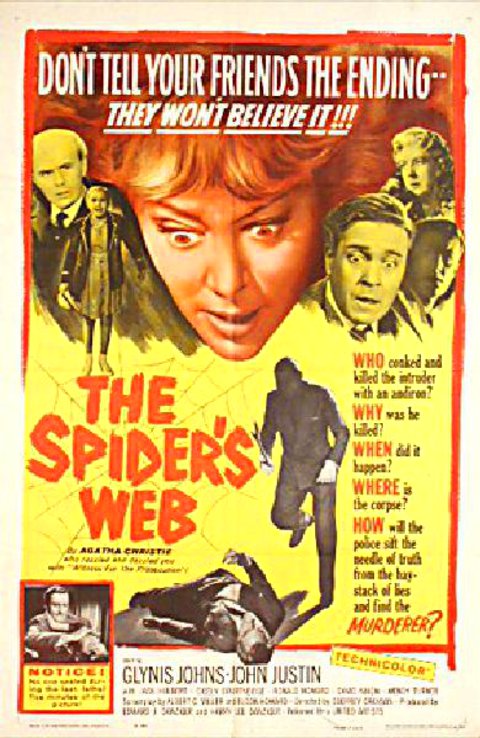 The Spider's Web Original 1960 U.S. One Sheet Movie Poster