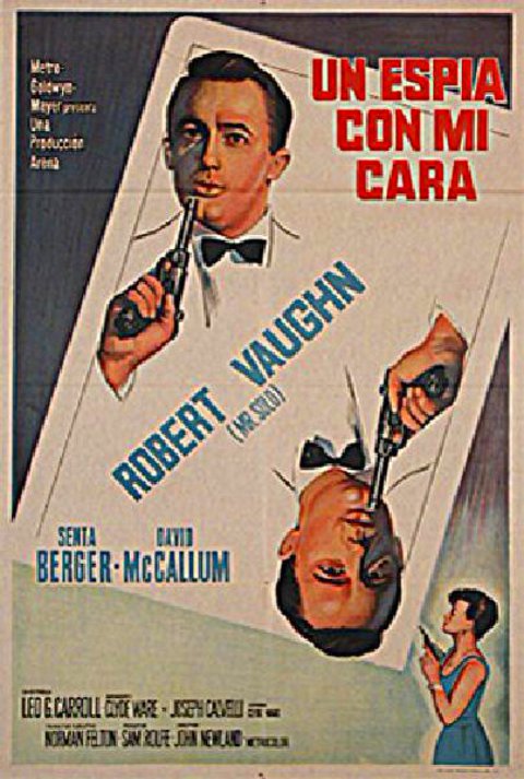 The Spy with My Face Original 1966 Argentine Movie Poster