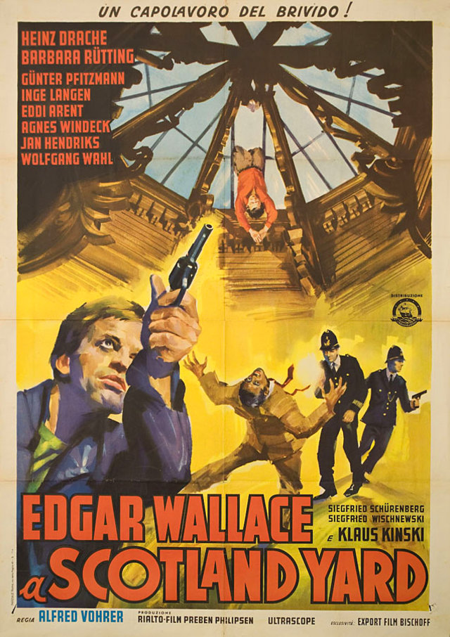 The Squeaker Original 1964 Italian Due Foglio Movie Poster