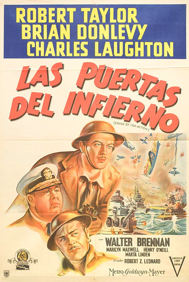 Stand by for Action Original 1942 Argentine Movie Poster