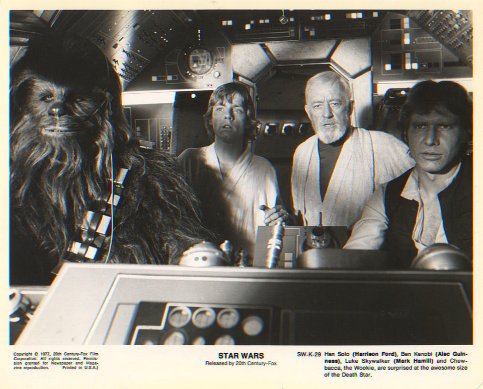 Star Wars Original 1977 U.S. Silver Gelatin Single-Weight Photo