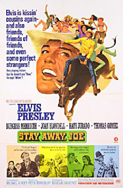 Stay Away, Joe Original 1968 U.S. One Sheet Movie Poster