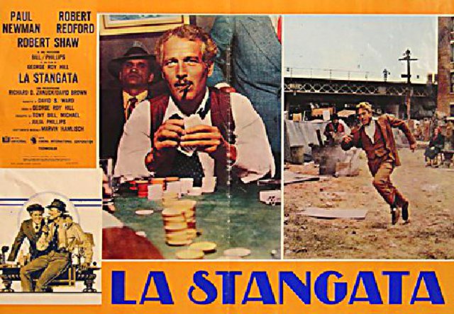 The Sting Original 1974 Italian Fotobusta Movie Poster