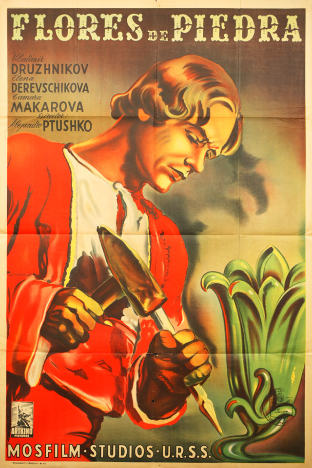 The Stone Flower Original 1946 Argentine Movie Poster
