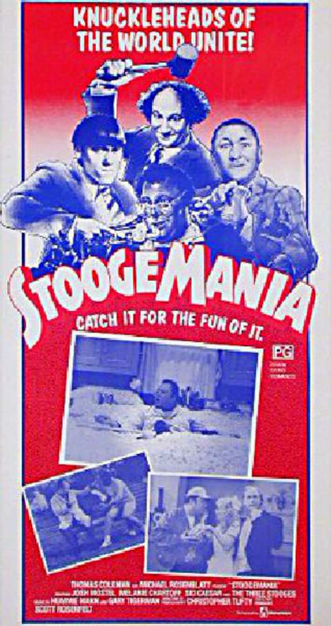 Stoogemania Original 1985 Australian Daybill Movie Poster