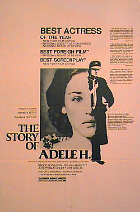 The Story of Adele H Original 1975 U.S. One Sheet Movie Poster