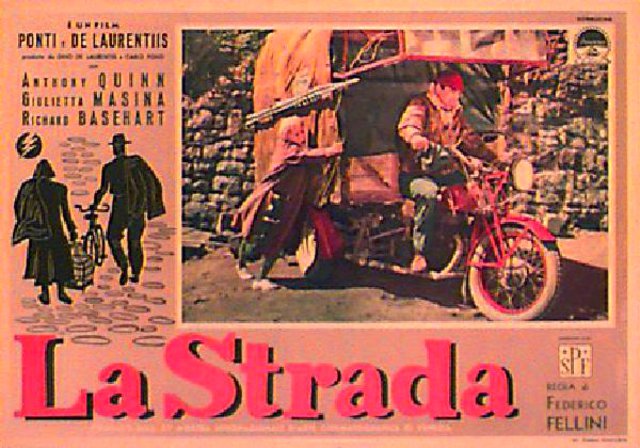 La Strada Original 1955 Italian Fotobusta Movie Poster
