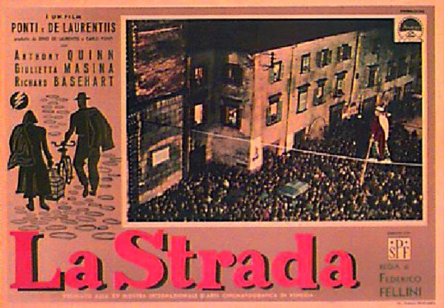 La Strada Original 1955 Italian Fotobusta Movie Poster