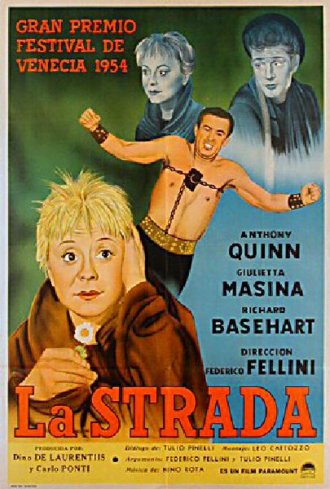 La Strada Original 1954 Argentine Movie Poster