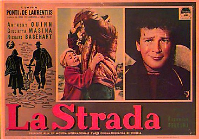 La Strada Original 1955 Italian Fotobusta Movie Poster