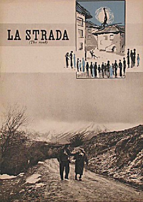 La Strada Original 1954 U.S. Movie Program