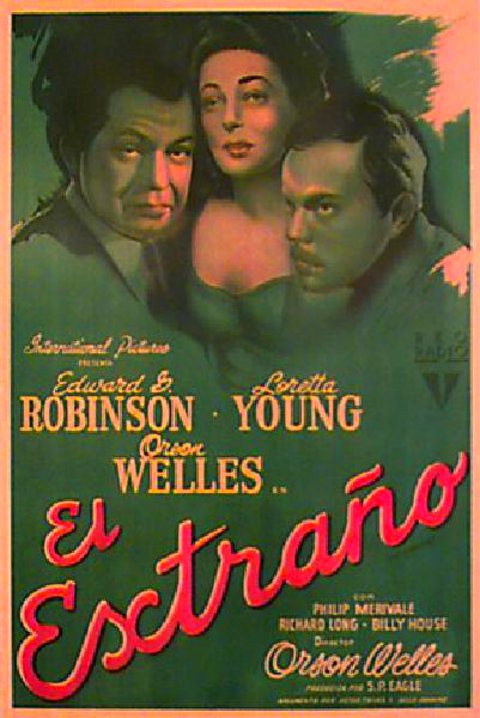 The Stranger Original 1946 Argentine Movie Poster