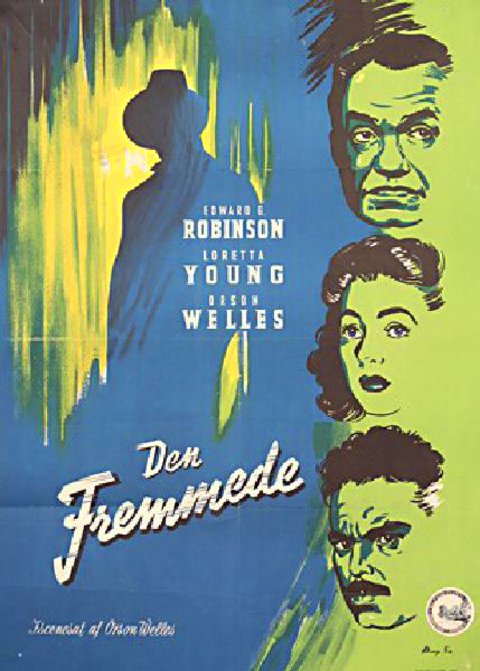 The Stranger Original 1947 Danish A1 Movie Poster