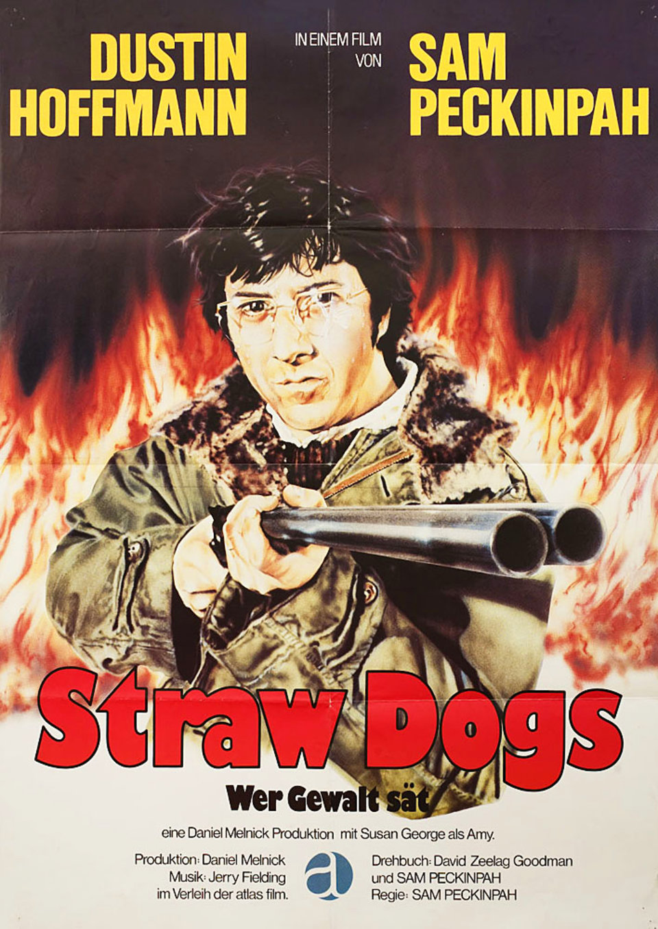 Straw Dogs Original R1981 German A1 Movie Poster Posteritati Movie