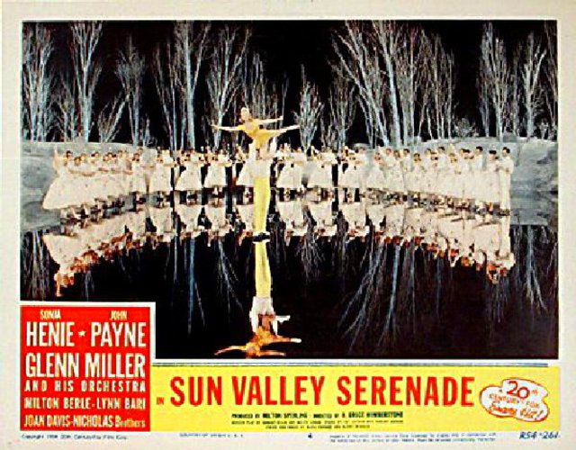 Sun Valley Serenade Original R1954 U.S. Scene Card