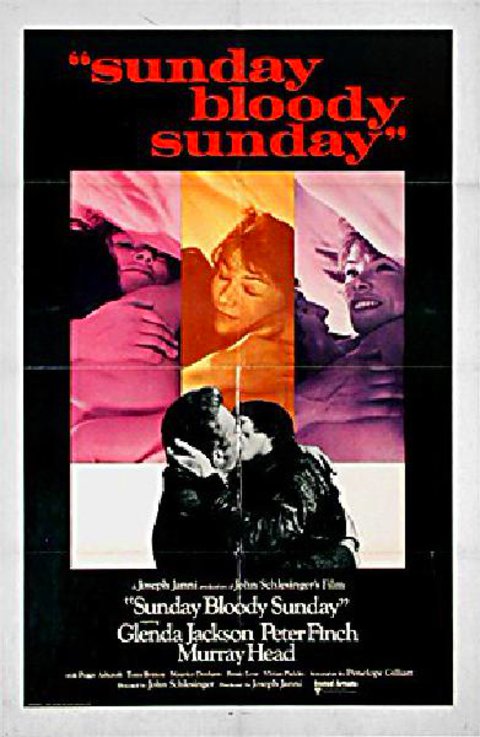 Sunday Bloody Sunday Original 1971 U.S. One Sheet Movie Poster