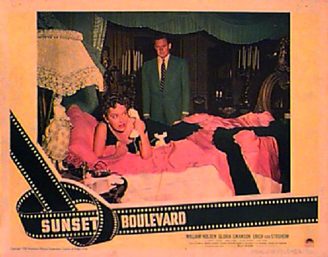 Sunset Boulevard Original 1950 U.S. Scene Card
