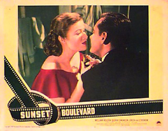 Sunset Boulevard Original 1950 U.S. Scene Card