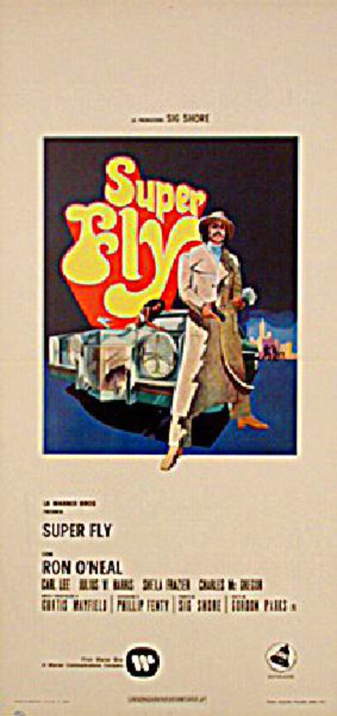 Superfly Original 1972 Italian Locandina Movie Poster