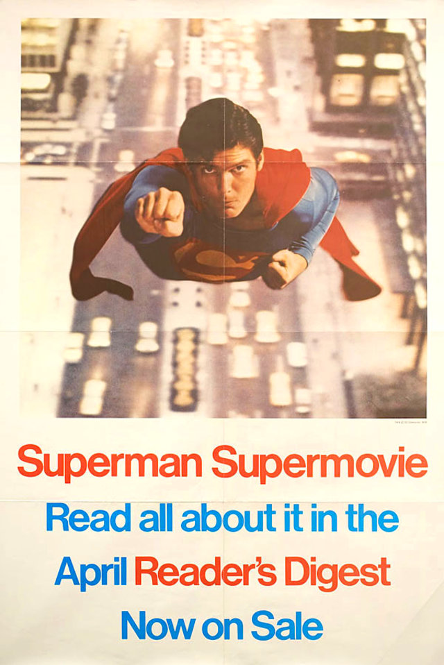 Superman Original 1978 U.S. One Sheet Movie Poster