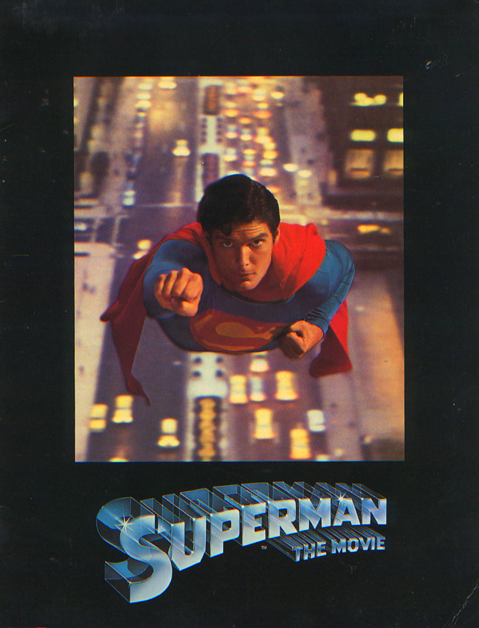 Superman Original 1978 U.S. Movie Program