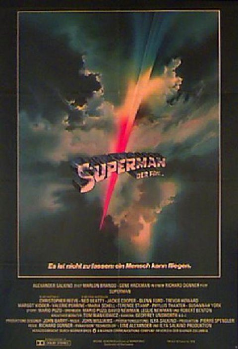 Superman Original 1980 German A1 Movie Poster