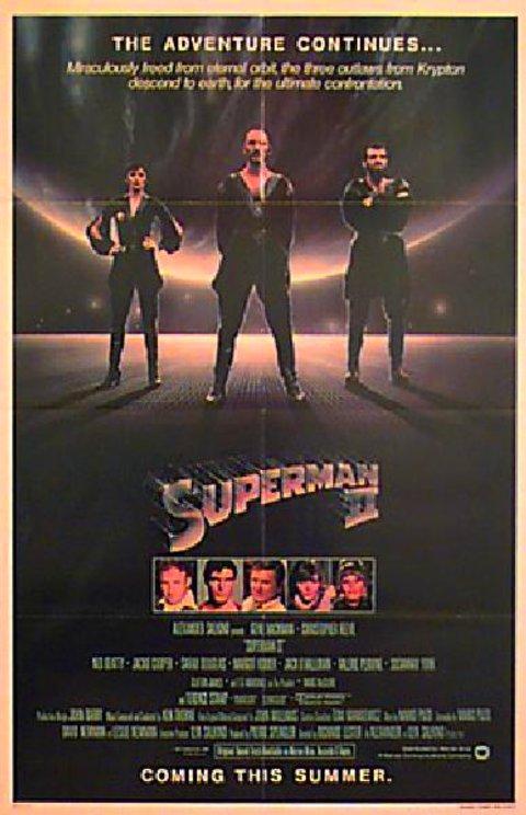 Superman II Original 1981 U.S. One Sheet Movie Poster