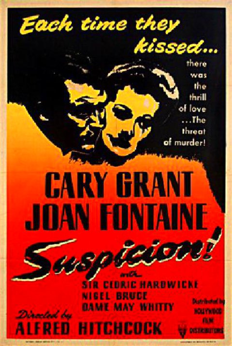 Suspicion Original R1950s South African One Sheet Movie Poster
