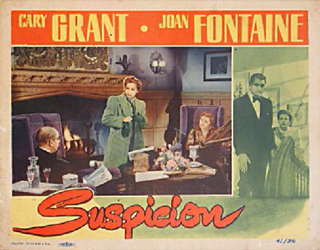 Suspicion Original 1941 U.S. Scene Card