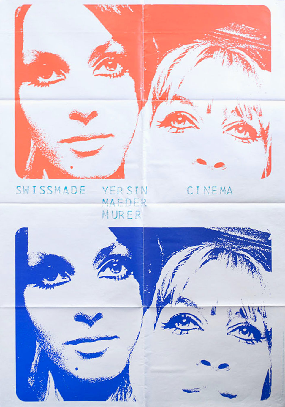 Swiss Made Original 1968 Swiss Movie Poster