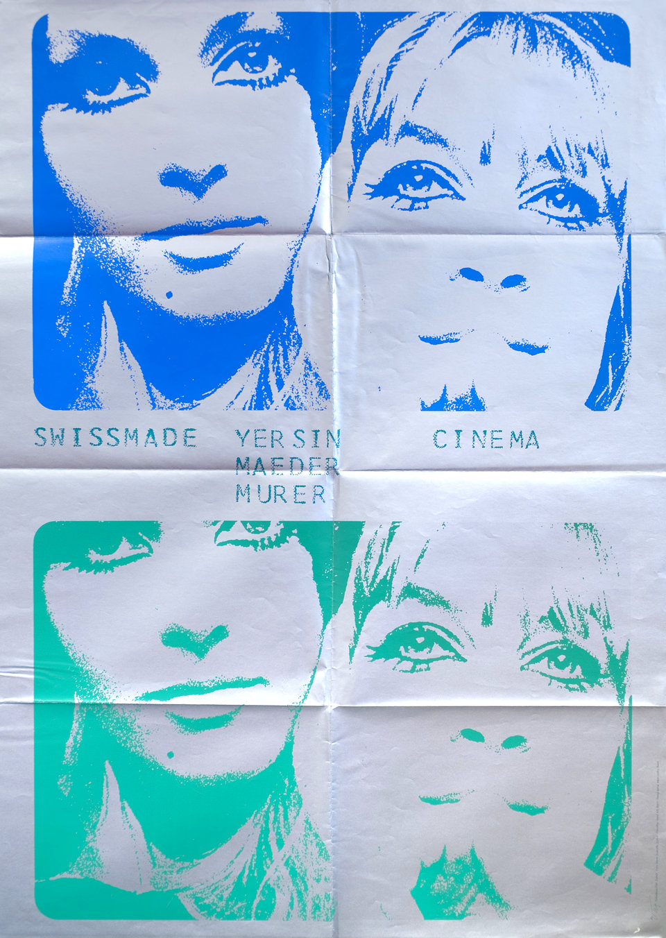 Swiss Made Original 1968 Swiss Movie Poster