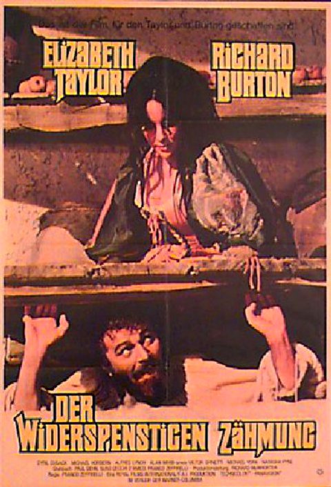 The Taming of the Shrew Original 1967 German A1 Movie Poster