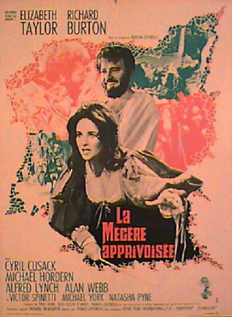 The Taming of the Shrew Original 1967 French Moyenne Movie Poster