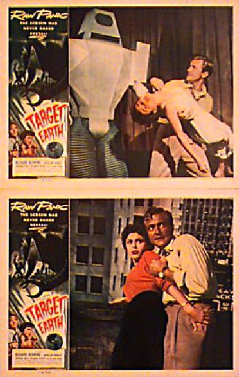 Target Earth Original 1954 U.S. Scene Card Set of 7
