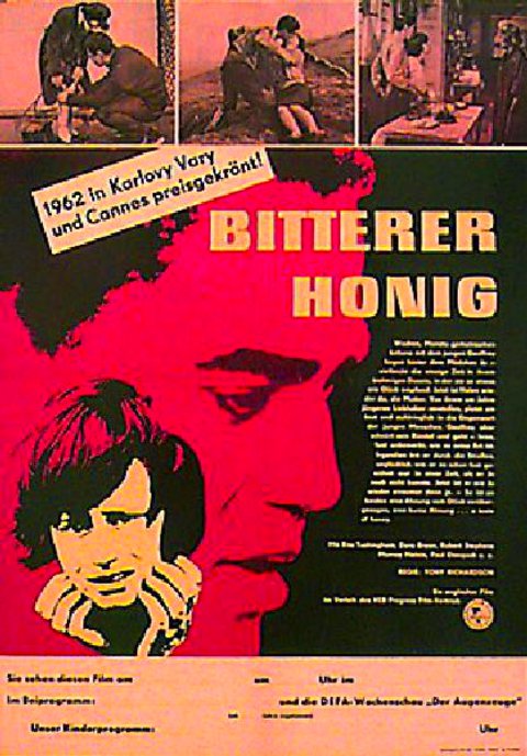 A Taste of Honey Original 1963 East German A2 Movie Poster