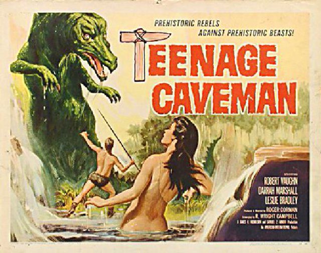 Teenage Caveman 1958 U.S. Half Sheet Poster
