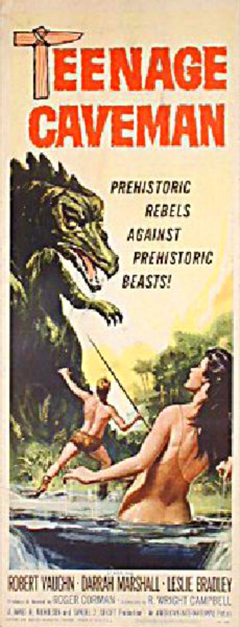 Teenage Caveman 1958 U.S. Insert Poster