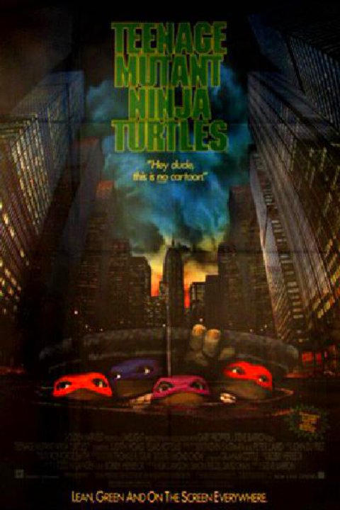 Teenage Mutant Ninja Turtles Original 1990 U.S. One Sheet Movie Poster