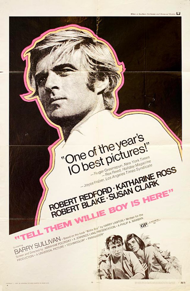 Tell Them Willie Boy Is Here 1970 U.S. One Sheet Poster